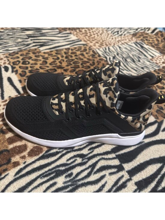 APL‎ Black Cheetah Print TechLoom tracer 10.5 Sneakers athletic propulsion labs main image 5